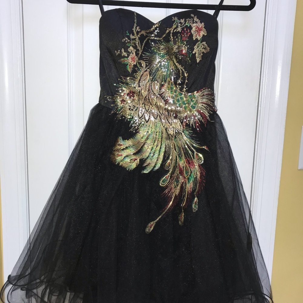 Black Sequin Dress